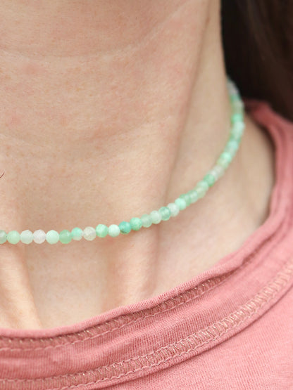 Chrysoprase Choker Necklace image 3