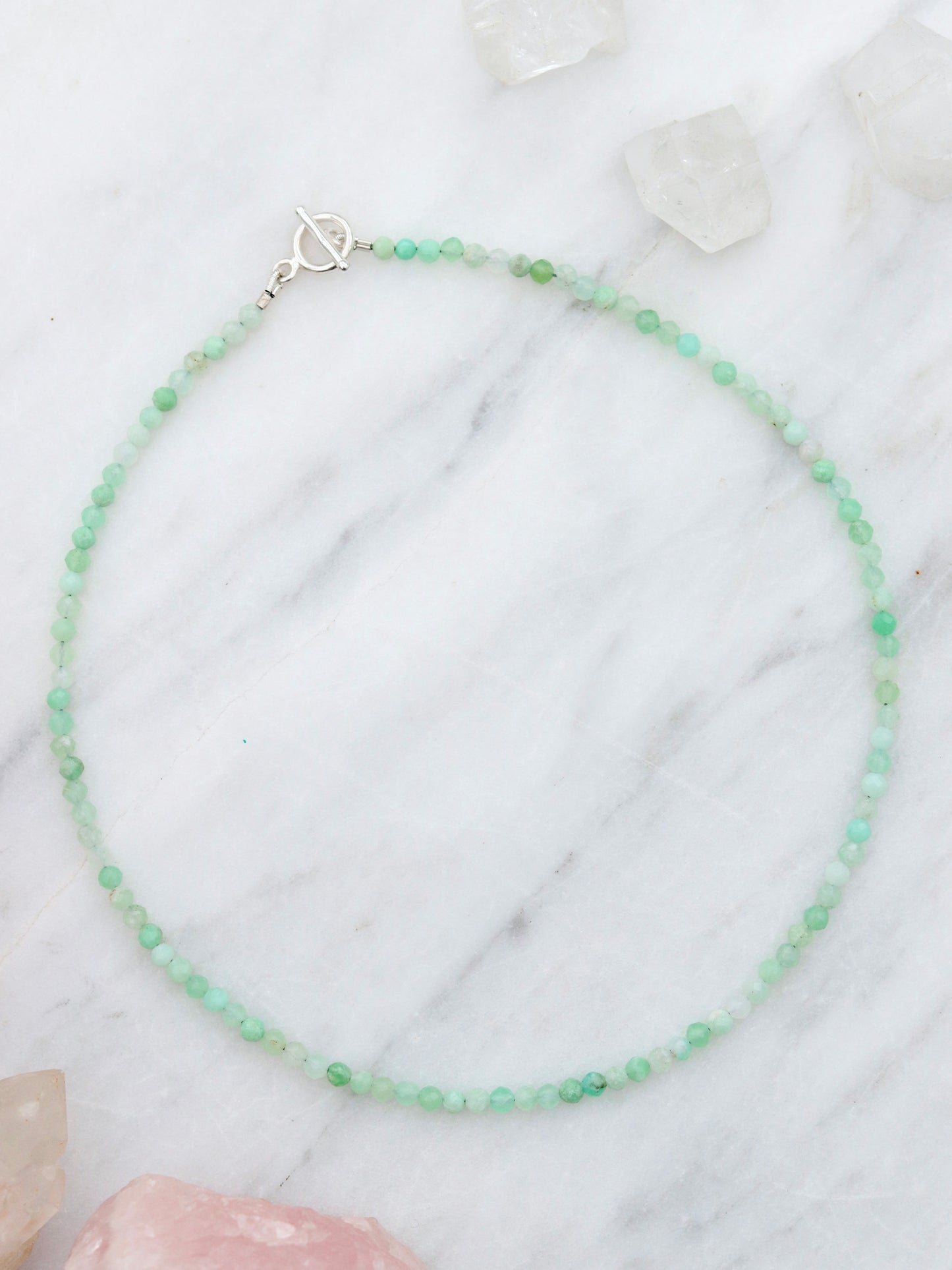 Chrysoprase Choker Necklace image 1