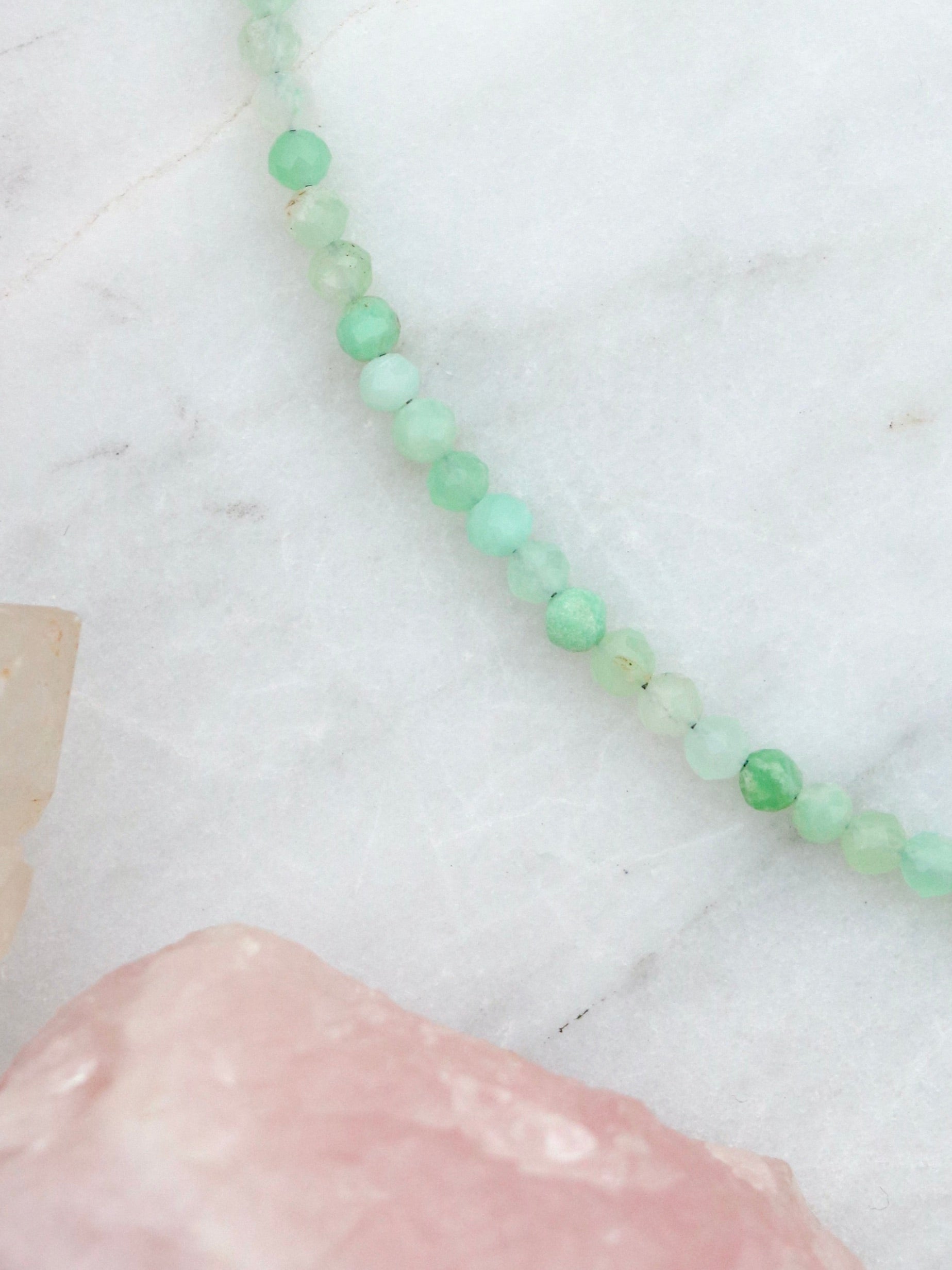 Chrysoprase Choker Necklace image 2